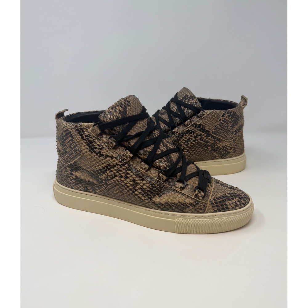 Balenciaga Arena High Python Snakeskin Sneaker Size 7 US 40 EU